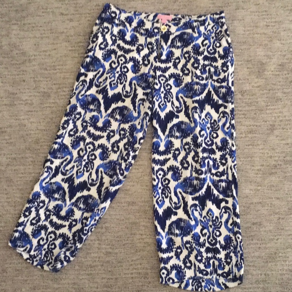 Lilly Pulitzer flamingo culottes